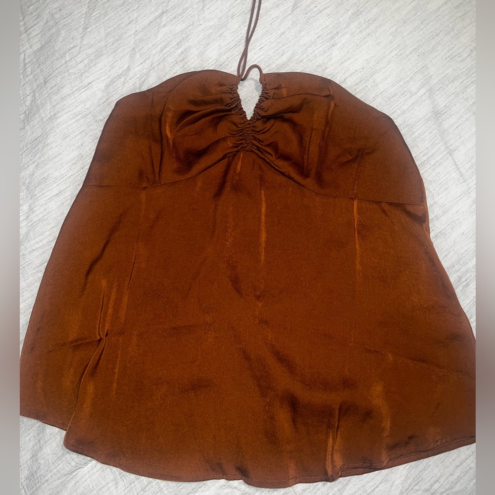 Banana Republic silky halter camisole